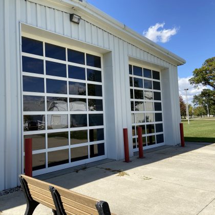 Commercial Door, Tinted Glass